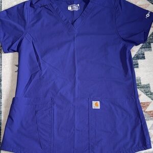 Carhartt Women's purple Scrub Top